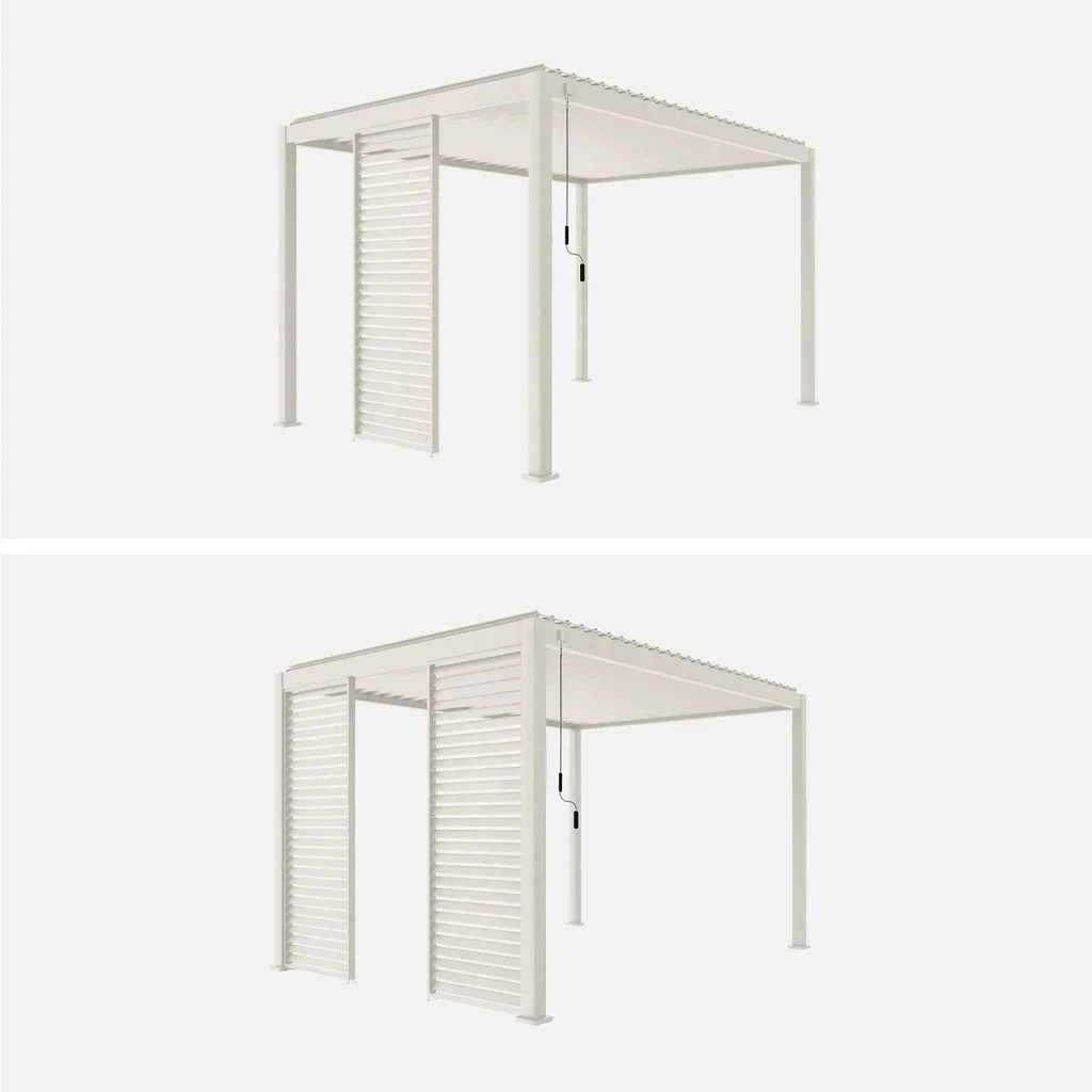 Lame orientable 100 cm pergola aluminium bioclimatique Triomphe 3x3m 4x3m 6x3m V2