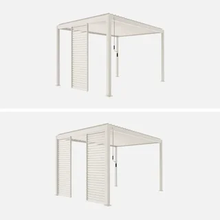 Lame orientable 100 cm pergola aluminium bioclimatique Triomphe 3x3m 4x3m 6x3m V2