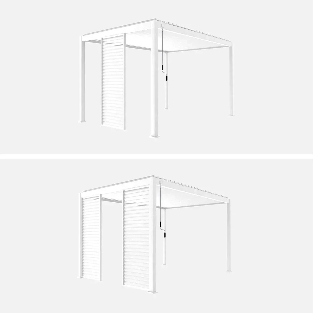 Lame orientable 100 cm pergola aluminium bioclimatique Triomphe