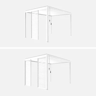Lame orientable 100 cm pergola aluminium bioclimatique Triomphe