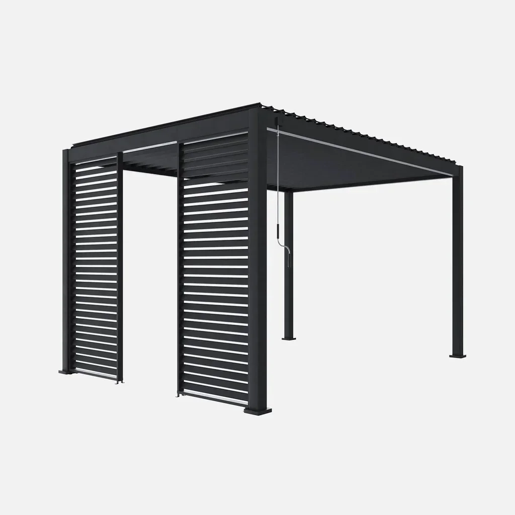 Claustra lames fixes pergola aluminium Triomphe 3m brise-vue protection soleil