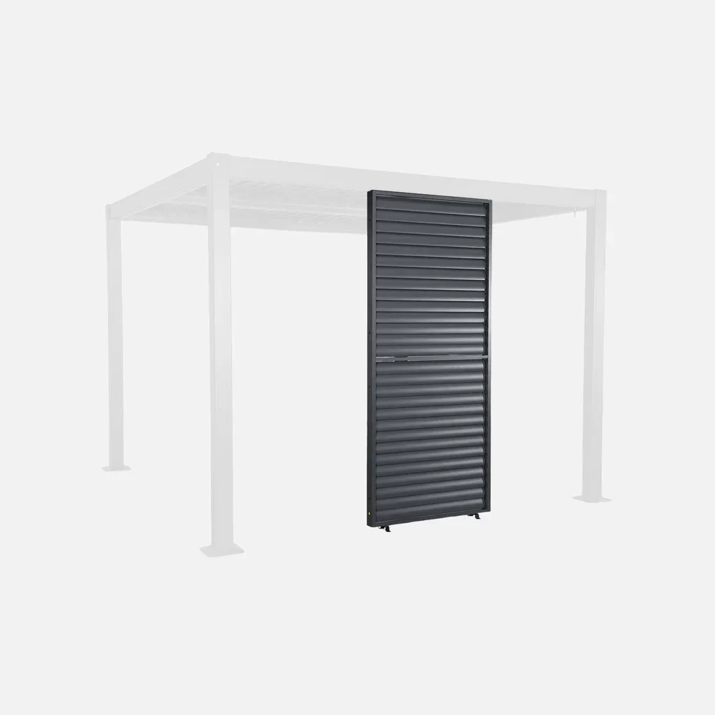 Lames orientables 100 cm pergola bioclimatique Palace aluminium