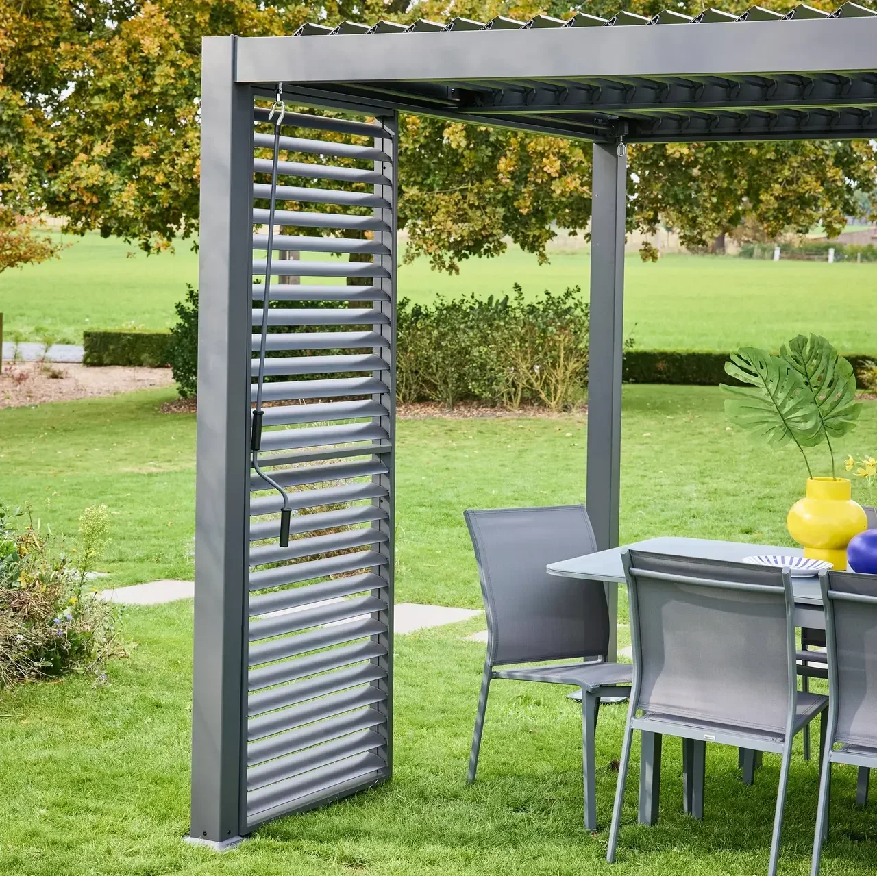 Adjustable 100 cm blades for Palace bioclimatic aluminium pergola