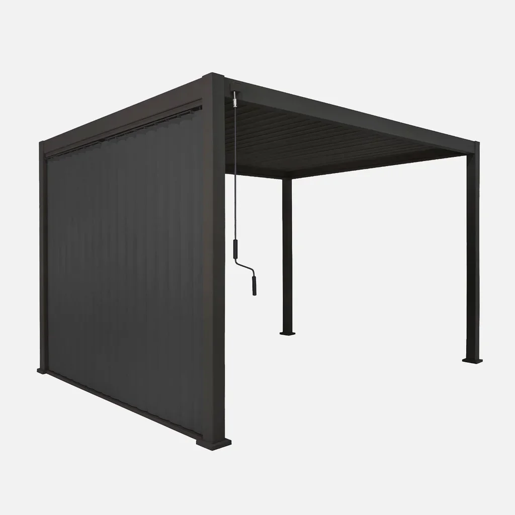 Adjustable Slat Pergola Panel 3m Triomphe Anthracite Aluminium
