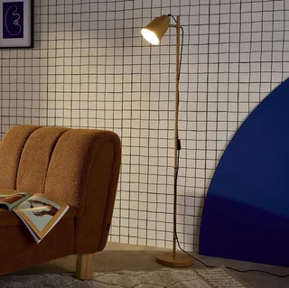 Lampadaire métal design intérieur 145 cm hauteur – style industriel et contemporain, lumière douce et ajustable