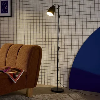 Lampadaire métal design 145 cm - Style industriel contemporain salon