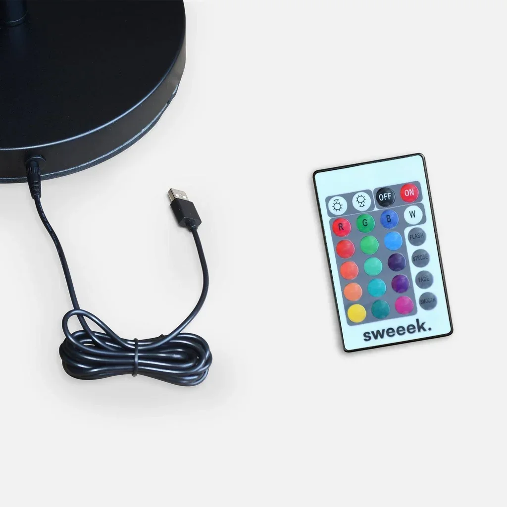 Lampada da Terra Solare LED 150cm Giardino Esterno Ibrida 16 Colori Telecomando