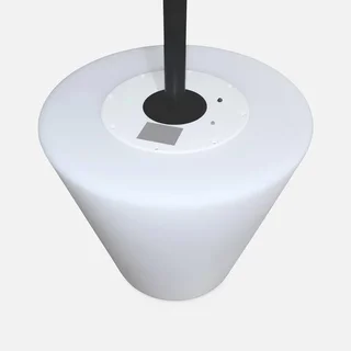 Lampada da Terra Solare LED 150cm Giardino Esterno Ibrida 16 Colori Telecomando