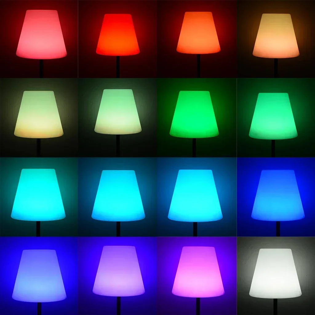 Lampada da Terra Solare LED 150cm Giardino Esterno Ibrida 16 Colori Telecomando