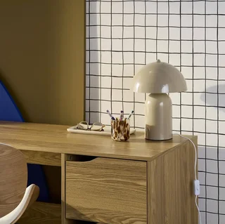 Designer Mushroom Metal Lamp 25 cm Marco