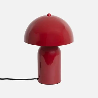 Modern mushroom style metal table lamp 25 cm