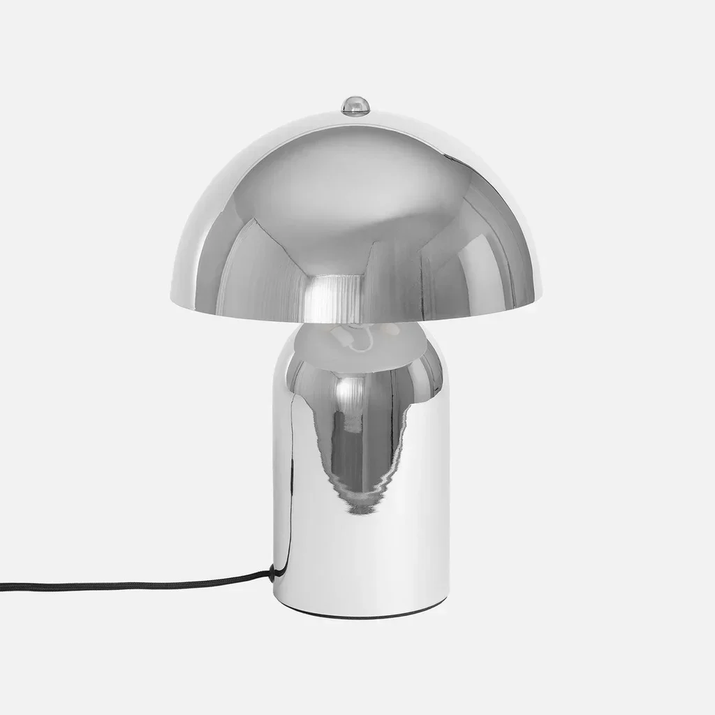 Modern Metal Mushroom Table Lamp Marco 25 cm - Designer Desk Light