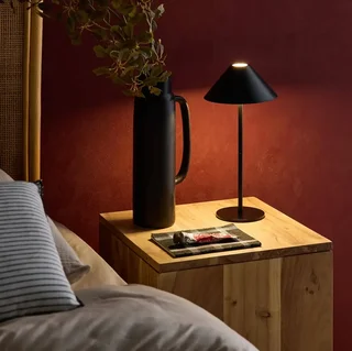 Lampe de chevet LED portable sans fil tactile 32 cm intérieur extérieur