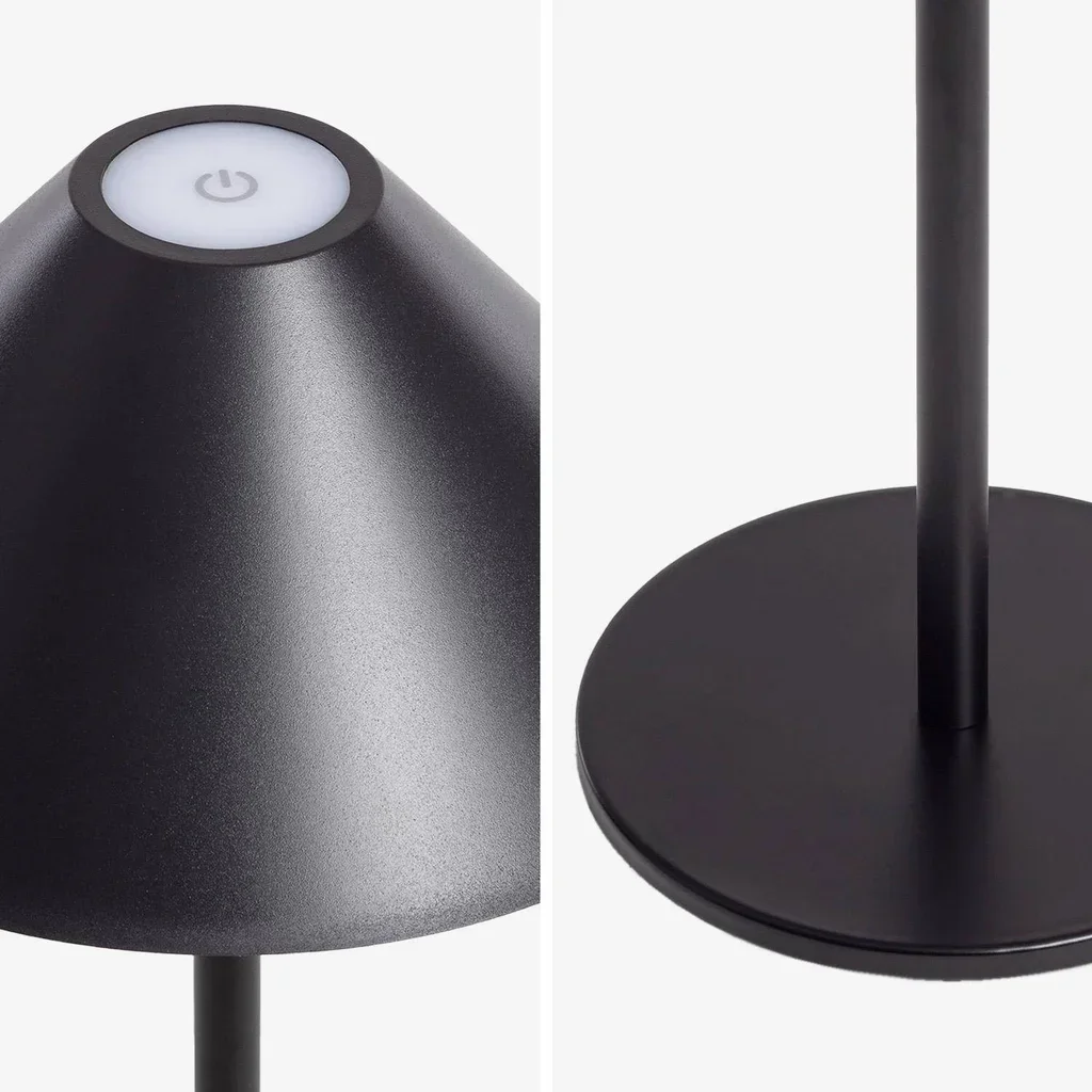 Lampe de chevet LED portable sans fil tactile 32 cm intérieur extérieur