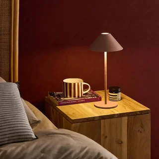 Lampe de chevet LED portable 32 cm tactile sans fil intérieur extérieur