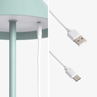 Lampe de chevet LED sans fil tactile 32cm intérieur extérieur