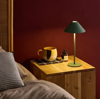Lampe de chevet LED sans fil tactile 32cm intérieur extérieur