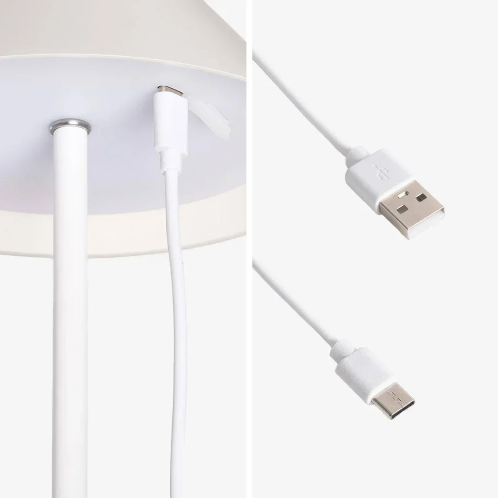 Lampe de chevet LED portable 32 cm tactile sans fil intérieur extérieur