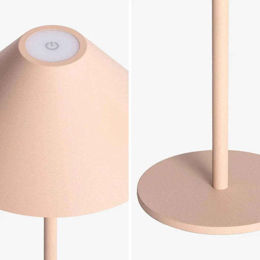 Lampe de chevet LED portable 32 cm tactile sans fil intérieur extérieur