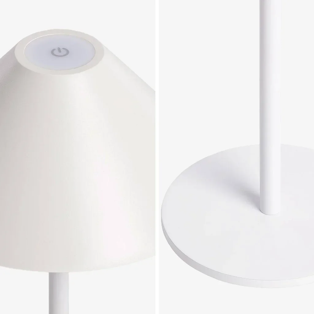 Lampe de chevet LED portable 32 cm tactile sans fil intérieur extérieur
