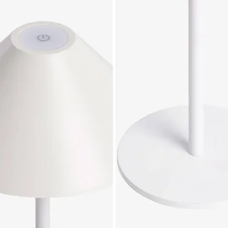 Lampe de chevet LED portable 32 cm tactile sans fil intérieur extérieur