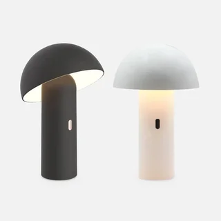 Lampada da comodino portatile wireless testa girevole 28 cm interno esterno