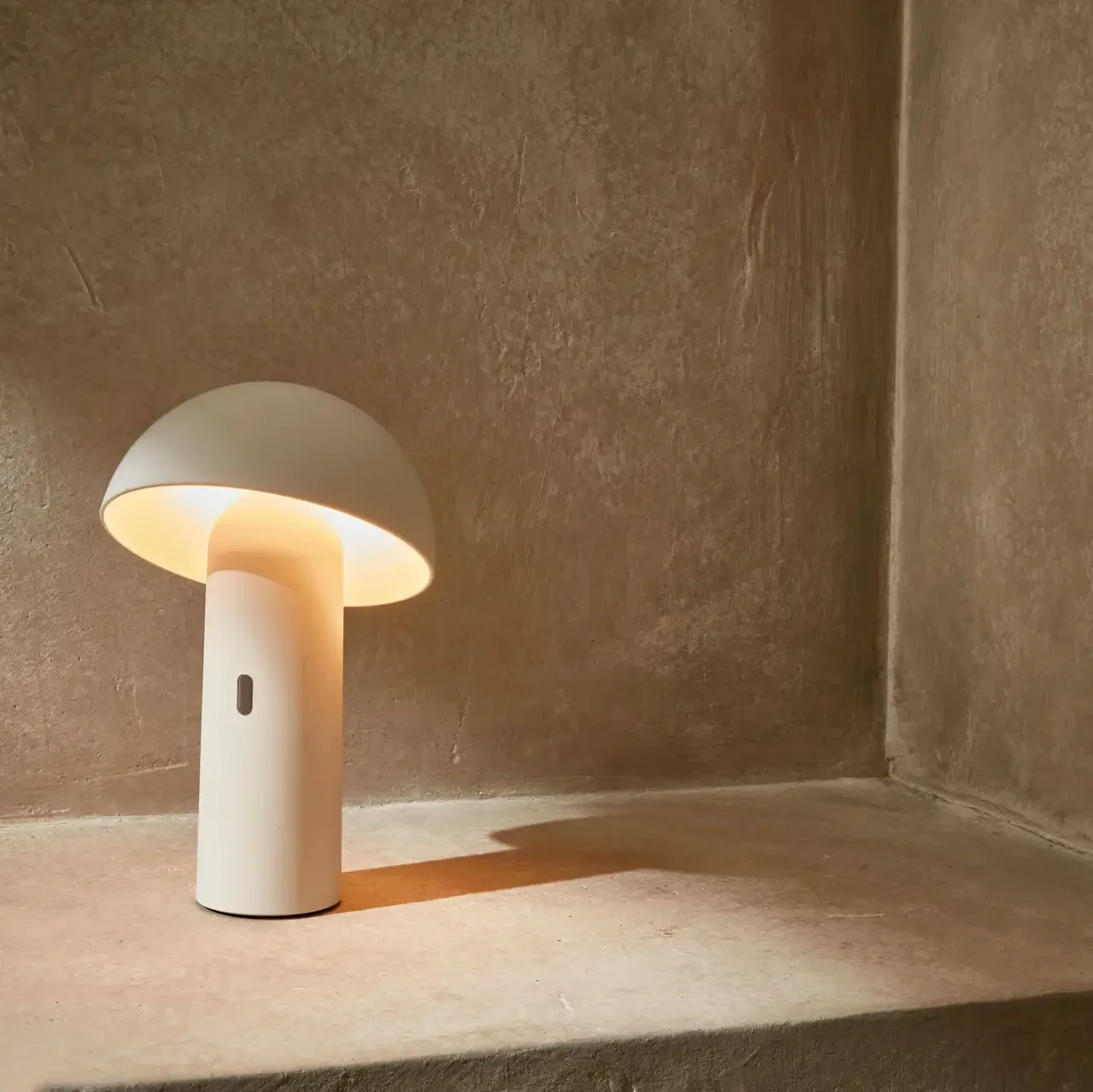 Lampada da comodino portatile wireless testa girevole 28 cm interno esterno