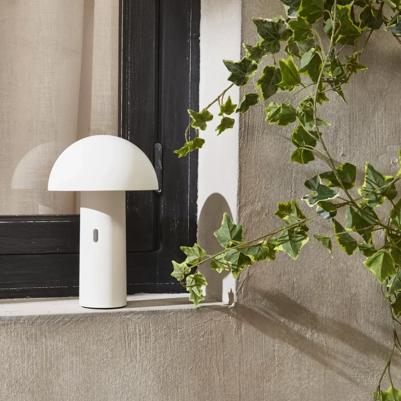 Lampada da comodino portatile wireless testa girevole 28 cm interno esterno