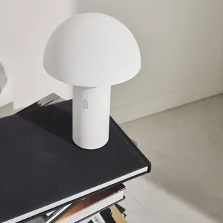 Lampada da comodino portatile wireless testa girevole 28 cm interno esterno