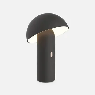 Lampada portatile senza fili testa girevole 28 cm interno esterno bianco caldo