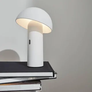 Lampada da comodino portatile wireless testa girevole 28 cm interno esterno