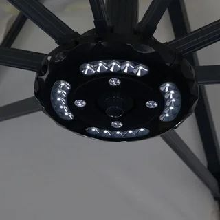 Lampe LED pour parasol de jardin - Éclairage extérieur 3 modes intensité
