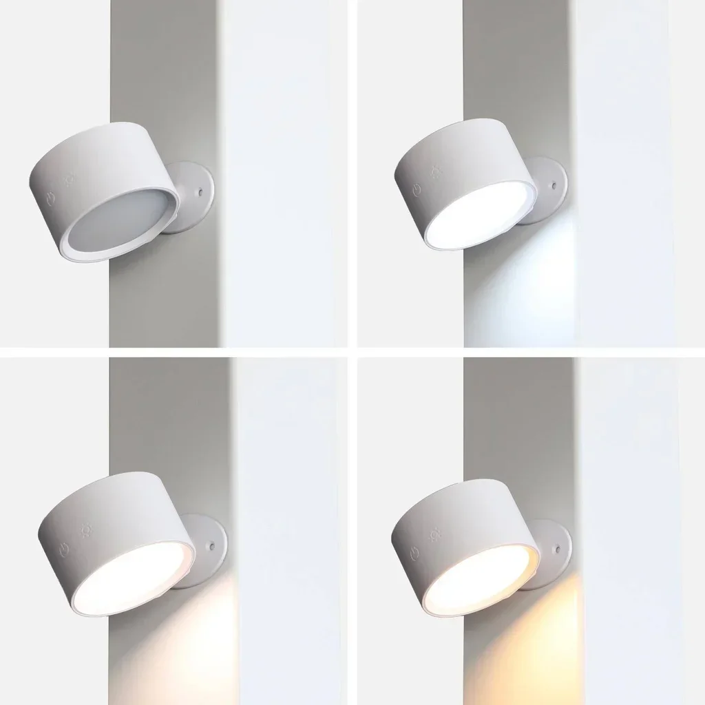 Wireless rechargeable LED pergola lights set of 2 - outdoor touch lighting