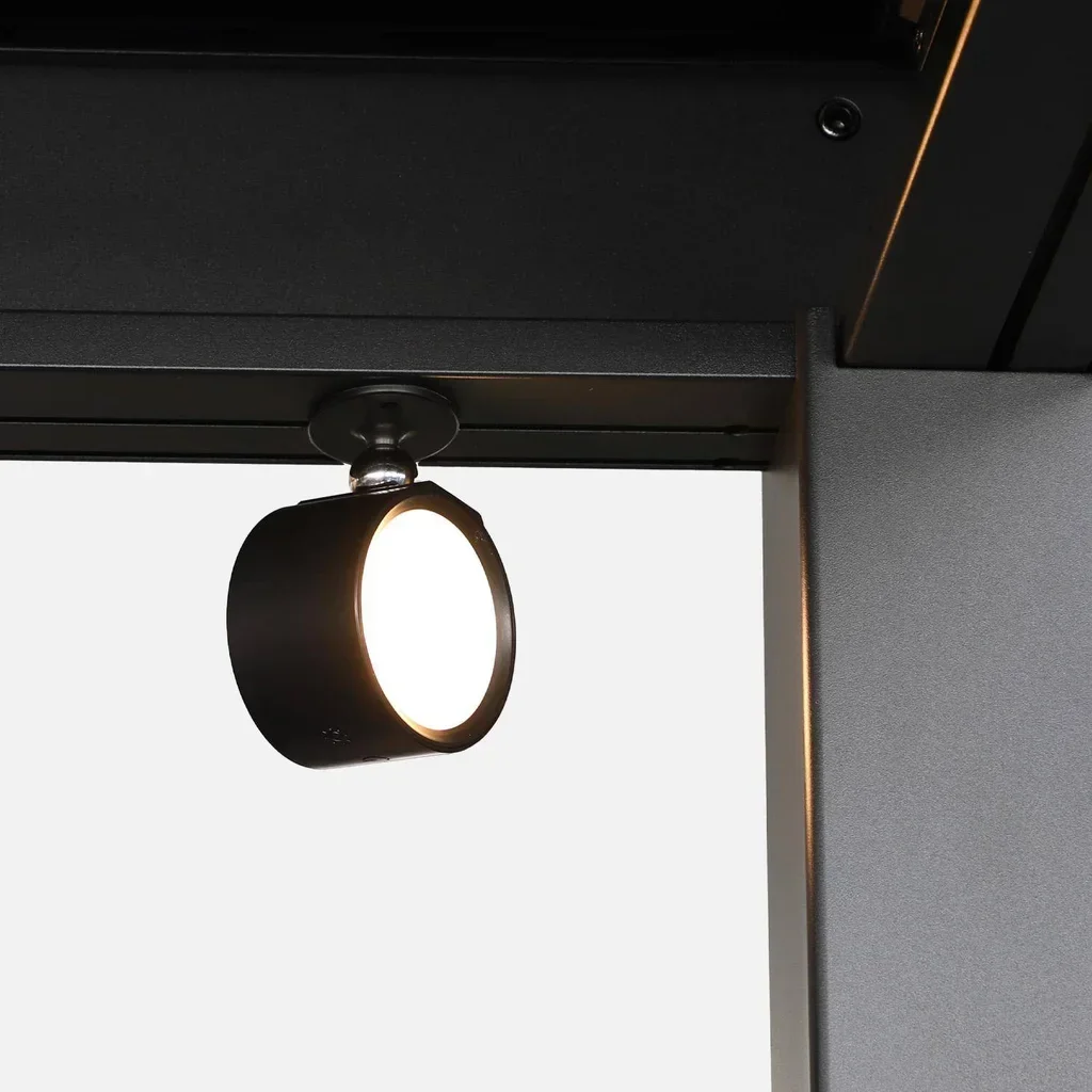 2 Pack Rechargeable Magnetic LED Pergola Lights Outdoor Wireless Patio