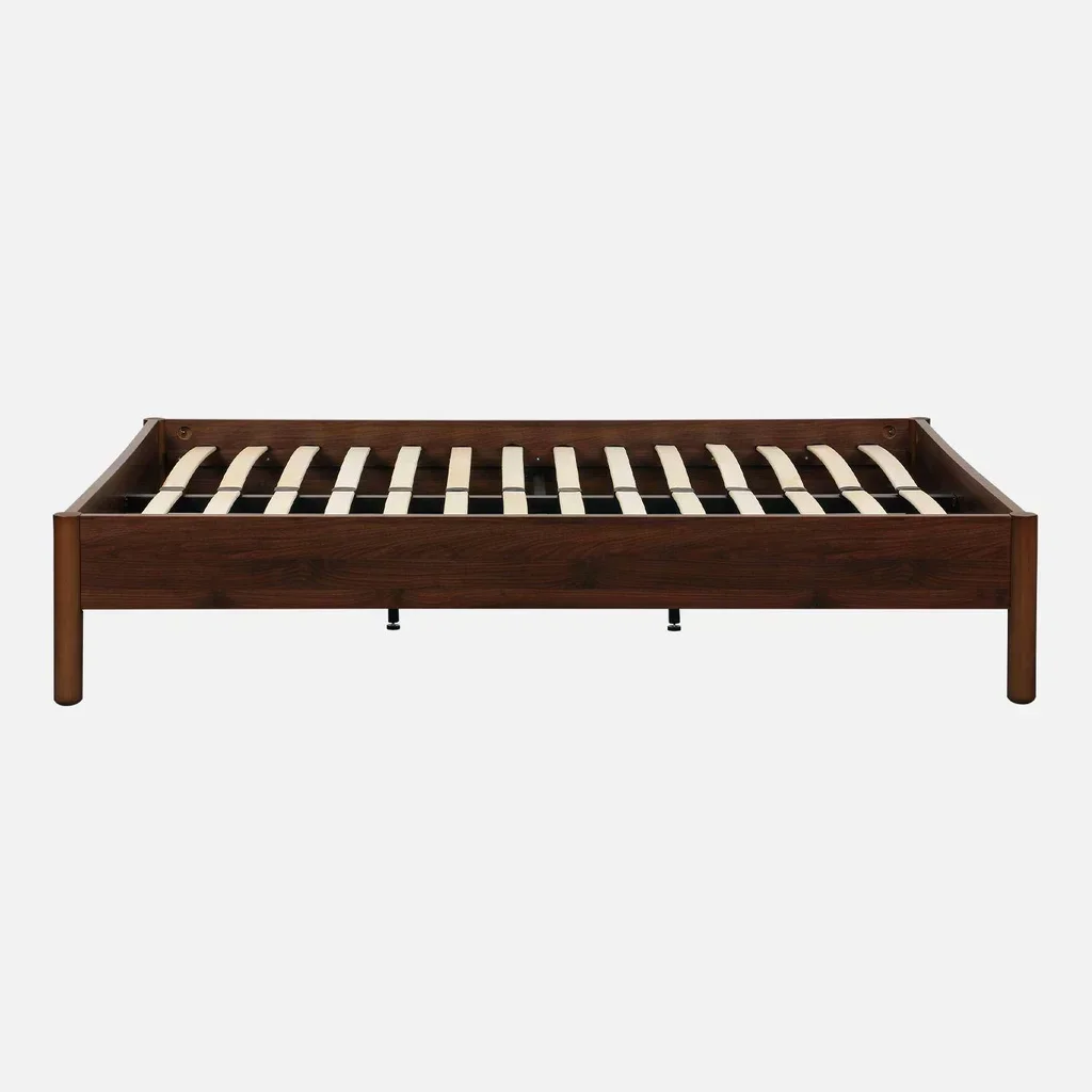 Cama escandinava madera pino 140x190 cm con somier de láminas Harmony