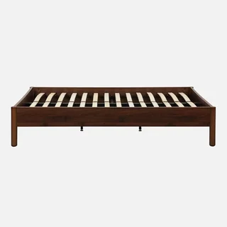 Cama escandinava madera pino 140x190 cm con somier de láminas Harmony
