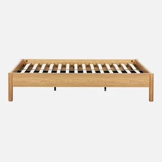 Cama 140x190 madera pino macizo somier láminas estilo escandinavo Harmony