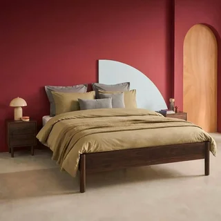 Lit 160x200 cm Harmony bois sommier à lattes scandinave