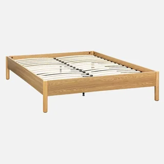 Lit 160x200 cm scandinave Harmony bois avec sommier à lattes