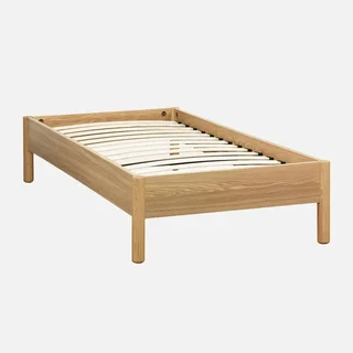 Letto singolo scandinavo 90x190 legno con rete a doghe Harmony