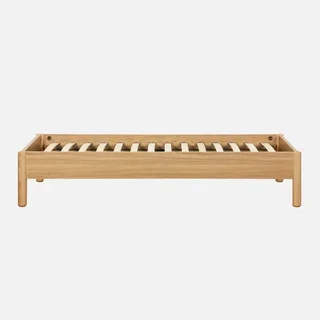 Letto singolo scandinavo 90x190 legno con rete a doghe Harmony