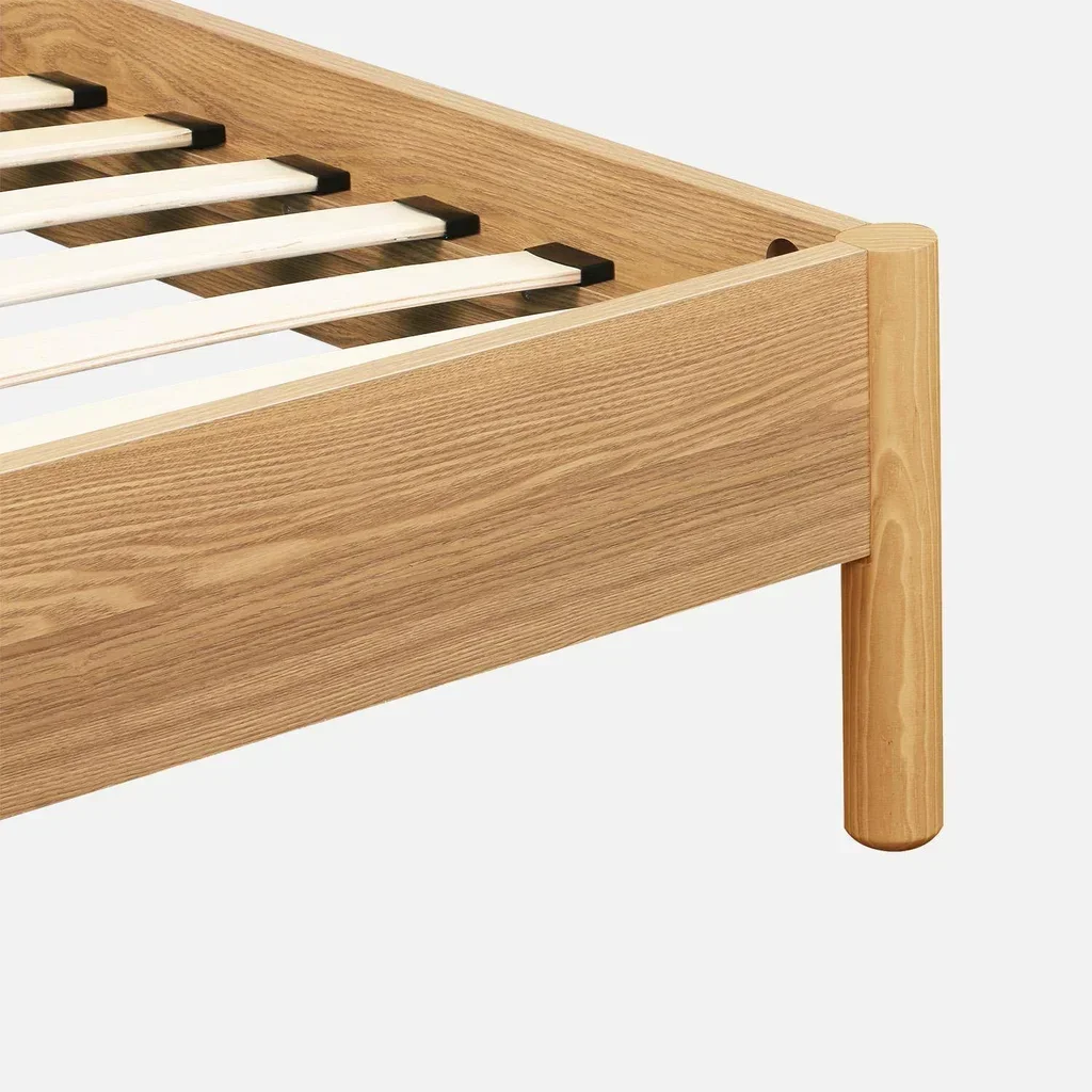 Letto singolo scandinavo 90x190 legno con rete a doghe Harmony