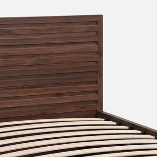 Lit coffre Madere 90x190 cm scandinave bois avec rangement et sommier lattes