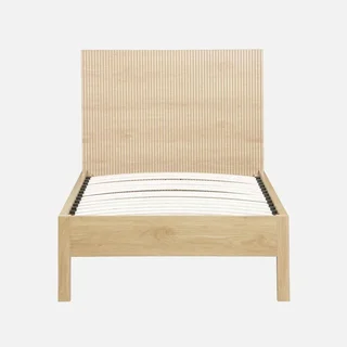 Lit enfant 90x190 cm Linear sommier lattes bois vintage