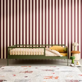 Lit junior 90x190 pin massif naturel sommier lattes barrière sécurité enfant