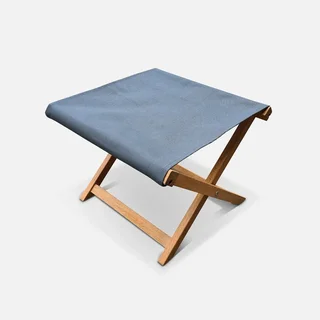 Lot 2 chaises longues bois eucalyptus repose-pieds multi-positions jardin