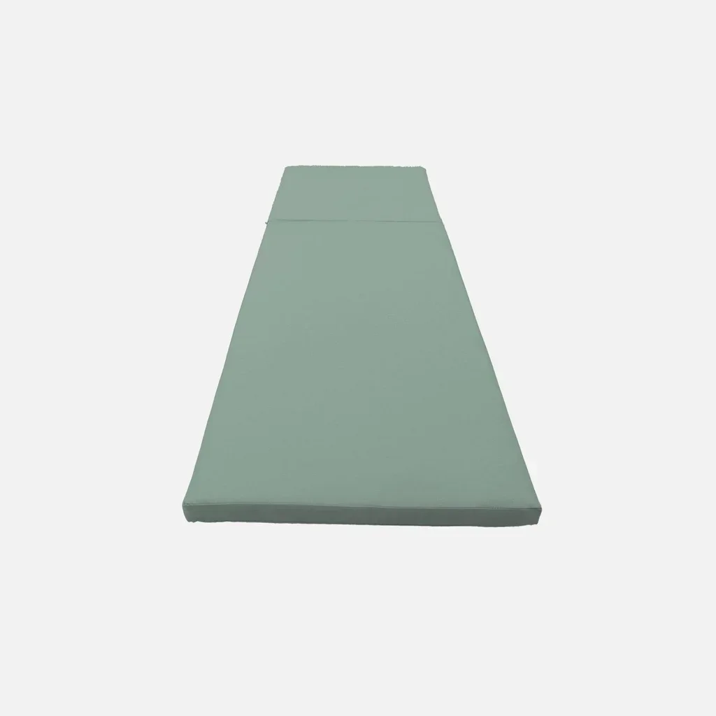 Lot 2 coussins transat jardin beige 195x60 cm déhoussables