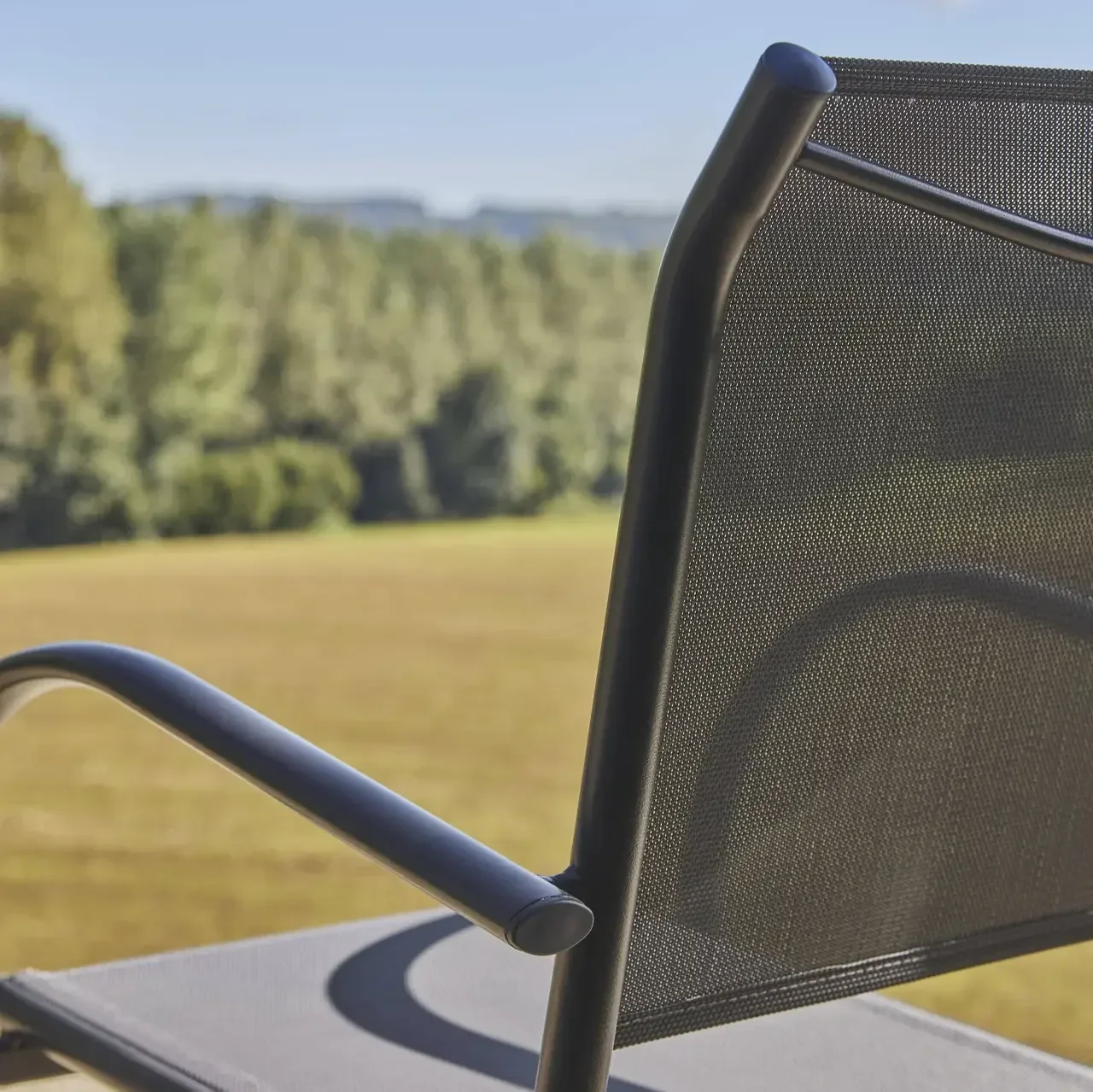 2 fauteuils jardin aluminium Amara design moderne élégant extérieur