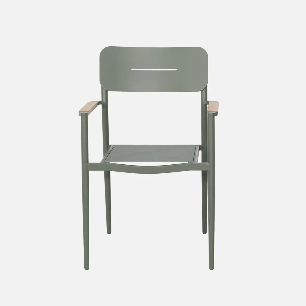 Lot de 2 fauteuils de jardin aluminium textilène confortables et élégants