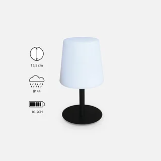 Lot 2 lampes LED table 16 cm intérieur extérieur nomades autonomes